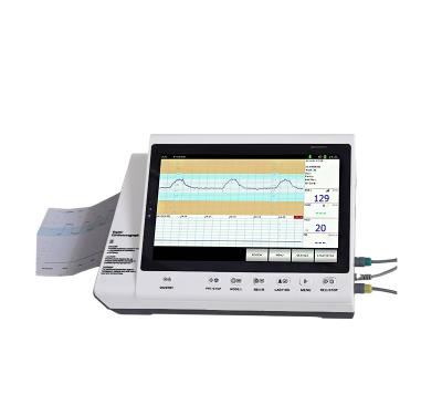 China Internal Memory Fetal Heart Rate Monitor TOCO Detection Range 0-100 Units for sale
