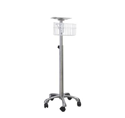 Cina Patient monitor stand medical cart patient monitor trolley for hospital in vendita