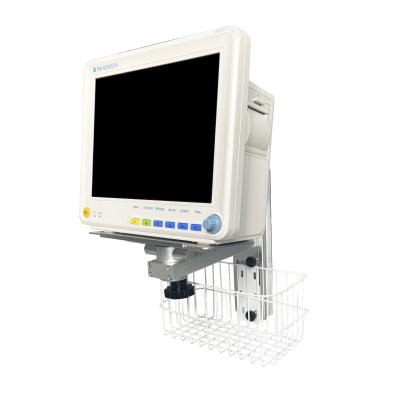 China Patient Monitor Stand with Storage Basket, Wall Mount for Mindray IMEC zu verkaufen