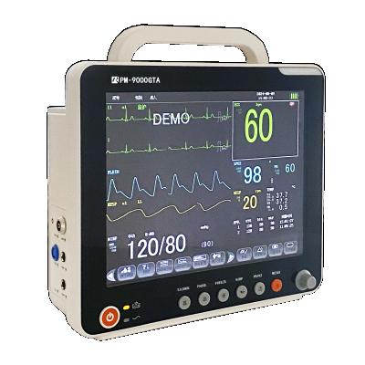Китай 12,1-дюймовый экран, прикроватный портативный многопараметрический монитор жизненно важных показателей с подставкой продается