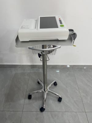 China Carro de hospital de diseño moderno portátil con 1 año de garantía para monitores de pacientes y máquinas de ECG en venta
