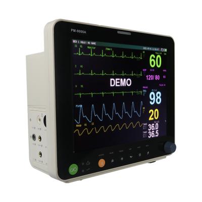 China Monitor cardíaco paciente de monitor ICU do parâmetro de RESP ECG NIBP 6 12,1 polegadas à venda