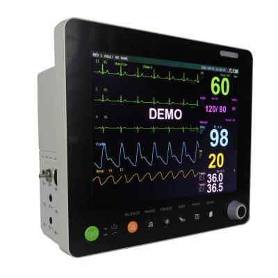 China Big ECG Monitoring Touch Screen Patient Monitor 5 Lead Medical Instrument for sale