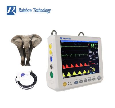 China Spo2 NIBP PR Portable Patient Monitor Built In Li Ion Battery For Animals Human for sale