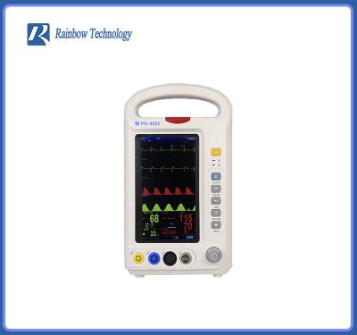 China ST Segment Analysis Portable Patient Monitor Small Mini Size 7 Inches For Car for sale