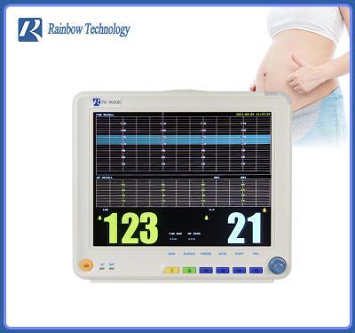 中国 ほこりのない携帯用12.1Inch Fetal Heart Rate Monitor 3 Parameter Lightweight 販売のため
