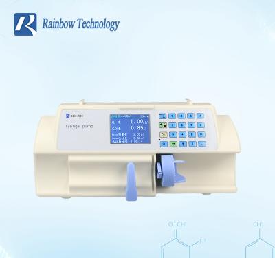 China ISO Certificated Electric Syringe Pump Large Screen Display Auto Syringe Pump for sale