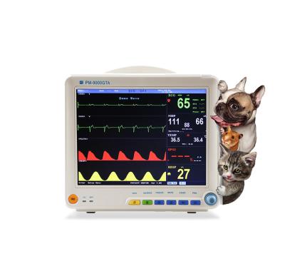 China equipo de supervisión veterinario del veterinario del monitor ECG del parámetro multi de 220V 40W en venta