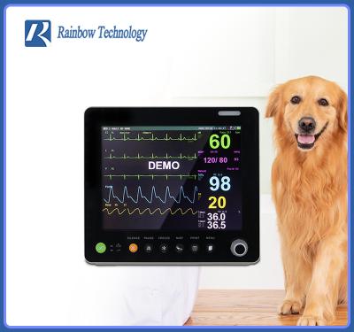 China 12.1 Inch Veterinary Multi-parameter Monitor Touch Screen Vet Clinic Equipment for sale