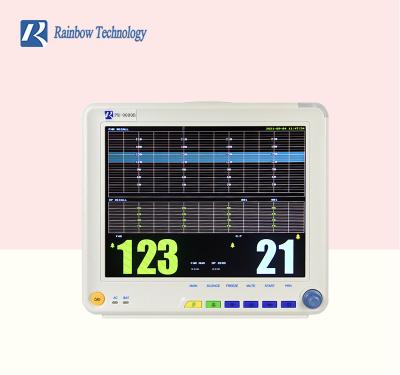 China ISO Certificated Fetal Heart Rate Monitor Anti ESU 12.1 Inch Color TFT Dispaly for sale