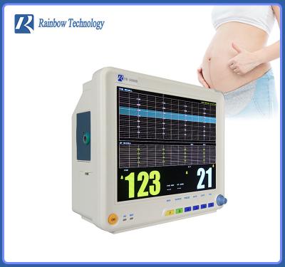 中国 モニターのToco省エネの携帯用胎児のFHR FM 3変数胎児の心拍のモニター 販売のため
