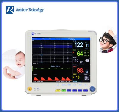 중국 무지개 PM-9000E 플라스틱 병원 의학  신생아 아기 CTG 9 매개 변수 어머니 태아 감시 장치 판매용