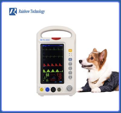 China 7 Inch Handheld Veterinary Monitoring Equipment Multi Parameter Vet Clinic Equipment for sale