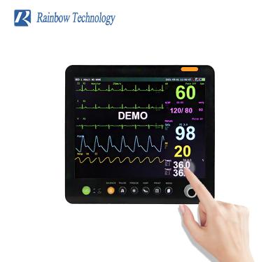 China Medical 220V Multi Parameter Monitor Patient 15 Inch Touch Screen Monitor for sale