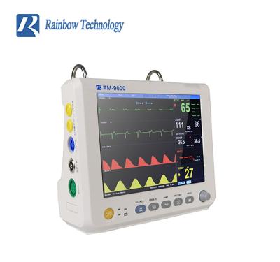 China Hospital Medical Ambulance Multiparameter Patient Monitor Pathological Analysis 8In for sale