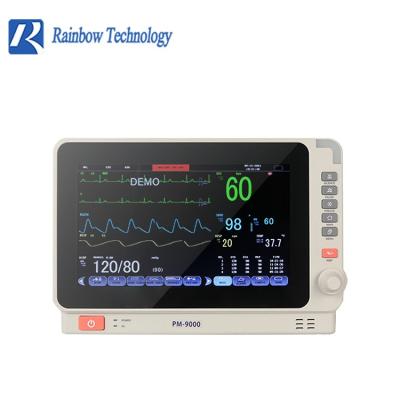 China ISO13485 Certificated 6 Para Portable Patient Monitor With Sound Light And Word Alarm for sale