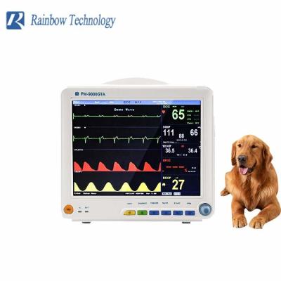 China TFT indica o equipamento de monitoração veterinário com 6 parâmetros à venda