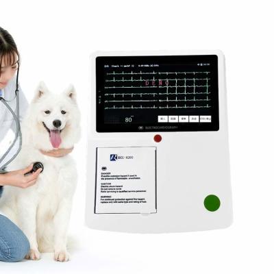 China Handheld 12 Leads 3 Channels Vet ECG Machine For Pet Hospital for sale