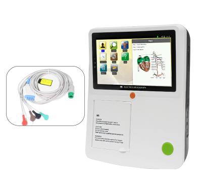 China Máquina do eletrocardiograma do monitor de coração de Ecg Ekg de 3 canais com software do PC à venda