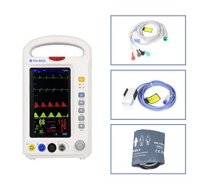 China Da ambulância handheld 6 do monitor paciente de facilidade de cuidados médicos monitor paciente China de para para primeiros socorros à venda