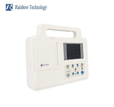 中国 Automatic Portable Ecg Machine Ekg Electrocardiogram Machine 12 Leads 販売のため