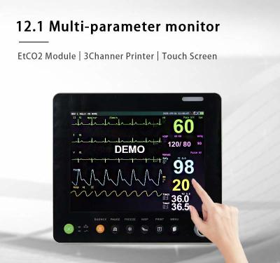 China Bedside Care Ward ICU CCU Operating Theaters Touch Screen Patient Monitor Medical for sale