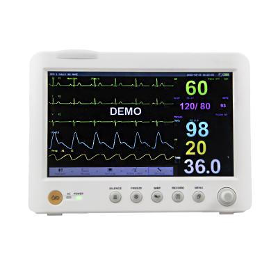 China ECG 10 Inch Portable Vitals Machine Supports 6 Parameters for sale