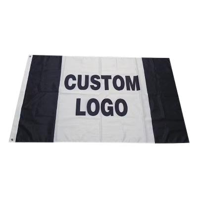 China Customized Logo Printed Polyester Flag 3x5 Outdoor Silk Screen Flag for sale