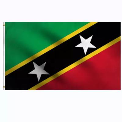 Chine Hotsale St kitt And Nevis Flag Single Double Sided Printing Flags à vendre