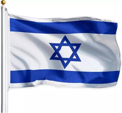 China 3x5ft Israel National Flag Single/Double Sided Printing Polyester World Flags for sale