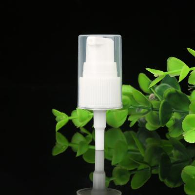 China Clear Full Cover 20mm Lotion Pump Polypropylene Plastic Bottle Pump for sale