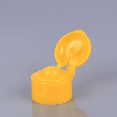 China 24mm Cosmetic Bottle Caps Flip Top Plastic Dispensing Caps for sale