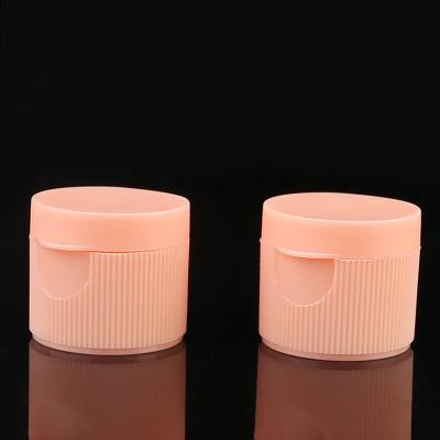 China ODM BPA Free 20mm Flip Top Caps Pink Disc Top Closures for sale