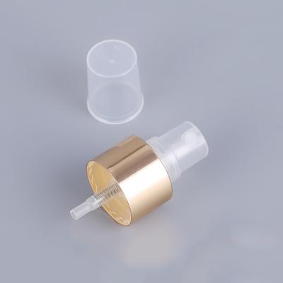 China Transparent Plastic Fine Mist Spray Nozzles 24/410 Gold Sprayer Pump for sale