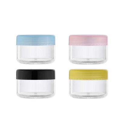 China ODM 10ml Cosmetic Cream Jar Empty Plastic Jars With PP Cap for sale