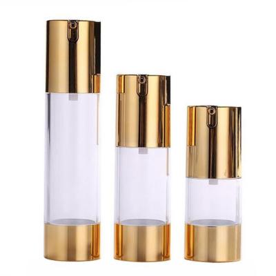 China Plastic AS 50ml 30ml 15ml Airless Pump Bottles For Cosmetics for sale