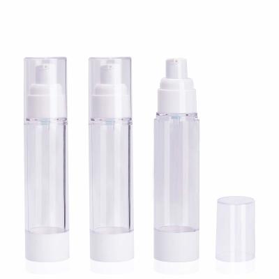 China 50ml Airless Pump Bottles Cosmetic Packaging No Leakage for sale