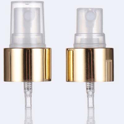 China Aluminum 24mm Perfume Gold Fine Mist Sprayer ODM Color for sale