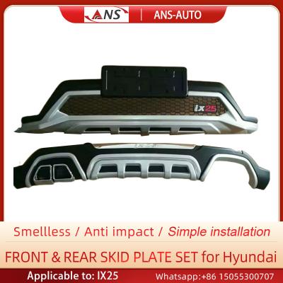 China Hyundai Ix25 Black ABS Car Bumper Guard Front Anti Impact for sale