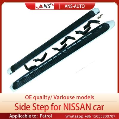 China OE Style Rustproof Nissan Patrol Side Step Running Boards With Anti Slip Stripe for sale