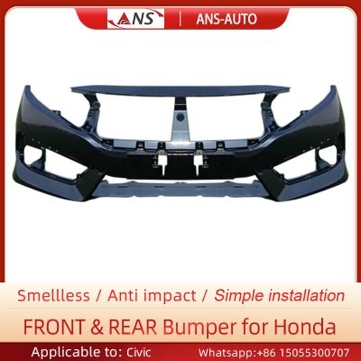 China Black Honda Civic Front Bumper Guard Steel ISO9001 Approved for sale