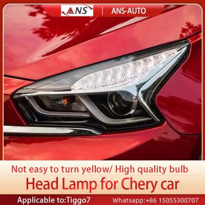 China Anti Ultraviolet Chery Tiggo7 Car Halogen Headlight Auto Spare Parts for sale
