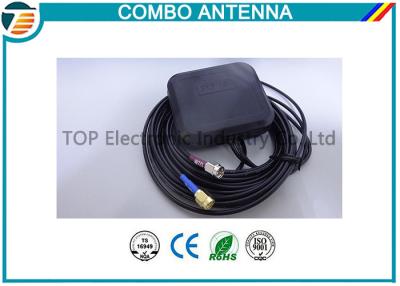 China Magnetic Or Adhesive 28 Dbi Combo Antenna For Car Tracking System for sale