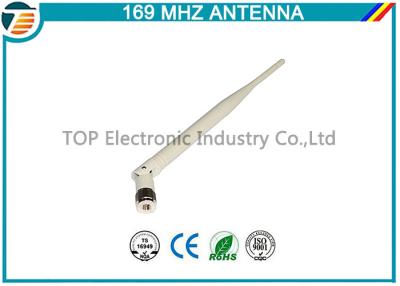 China Antena de goma del eslabón giratorio del pato SMA, aumento de la antena 5 DBI de 3G 169Mhz en venta