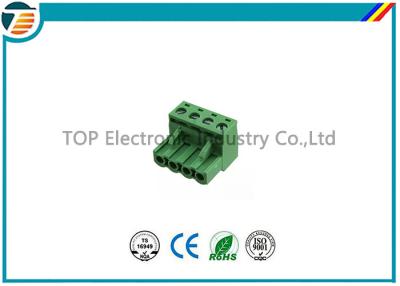 China 4 Pin Electrical Terminal Block Connectors 4POS STR 5.08MM OSTTJ045153 for sale