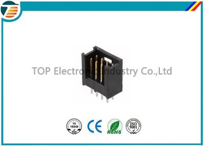 China Active PCB Terminal Block Connector Straight 8 Pos Dual STR Gold for sale