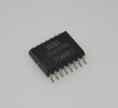 China PGA205BU Programmable Gain Amplifier 1-1000x Gain Range 1MHz Bandwidth ±18V Supply 0.01% Gain Error DIP-16 -40°C to +85°C for sale