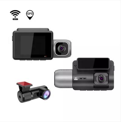 China 3 Lens Front Rear GPS Android Car DVR Camera Wifi Mirror 128GB 4k ODM for sale