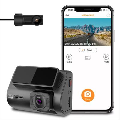 China 2 Inch Hidden HD 4K GPS Dash Cam  Front And Rear Car Blackbox for sale