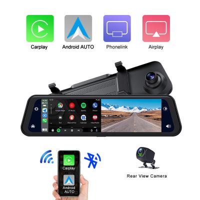 China Dual Cams HD1080P Carplay Dashboard Blackbox Driving Video Recorder 12inch 2K for sale